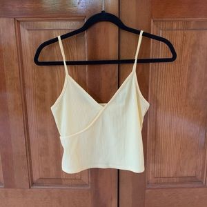 Pacsun Basic Yellow Cropped Tank